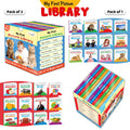My first picture library box (Red and Blue Edition) : Educational picture books for toddlers, NonTearable, Dust free, Water res