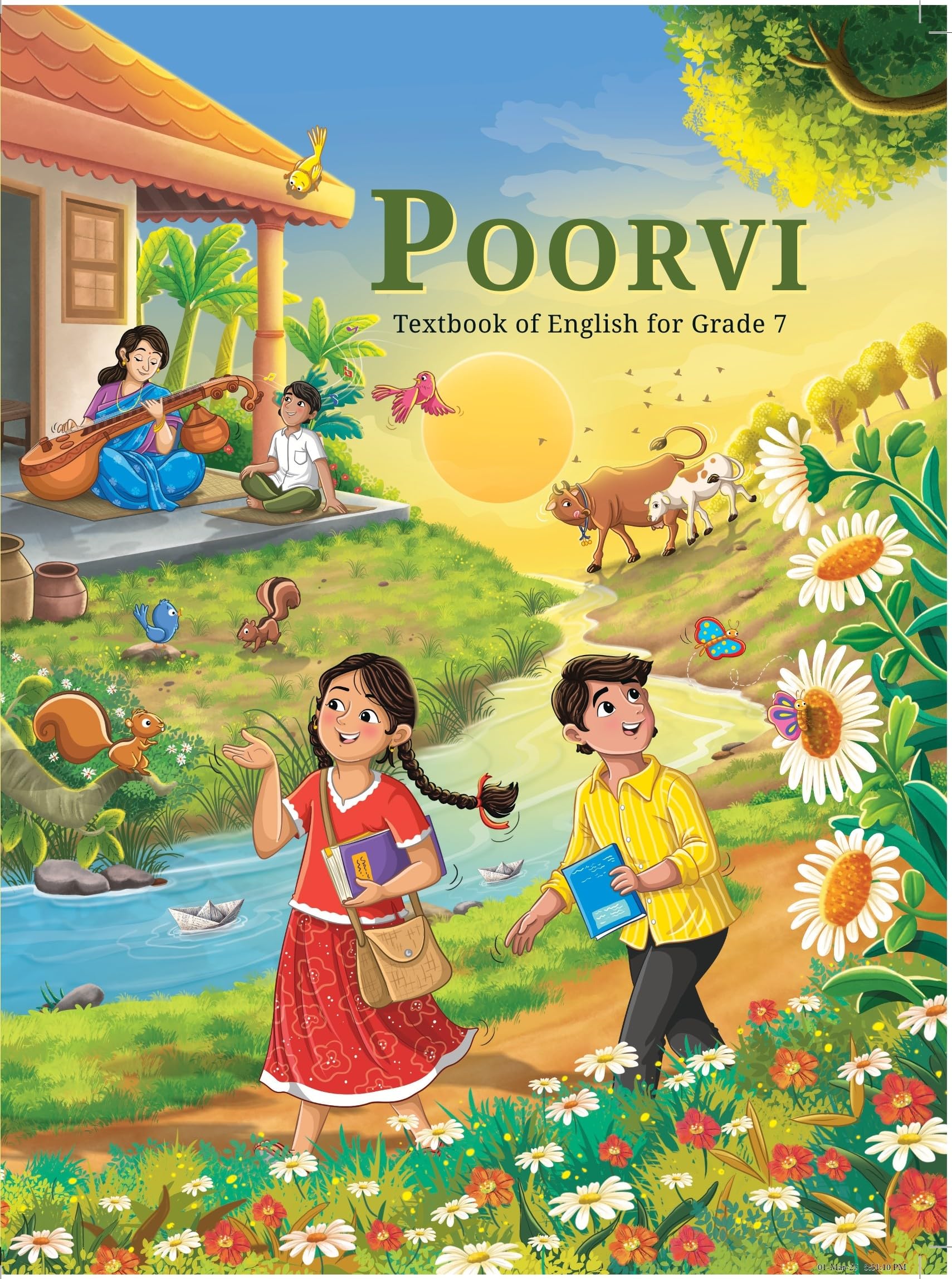 773 Poorvi, Textbook For English, Grade 7 (Edition First Edition)