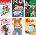 Sawan Present Set Of 6 Sms Books | Boy Friend Sms, Crazy Sms, Spicy Sms, Love Shayari Sms, Lal Mirchi Sms And Adult Sms