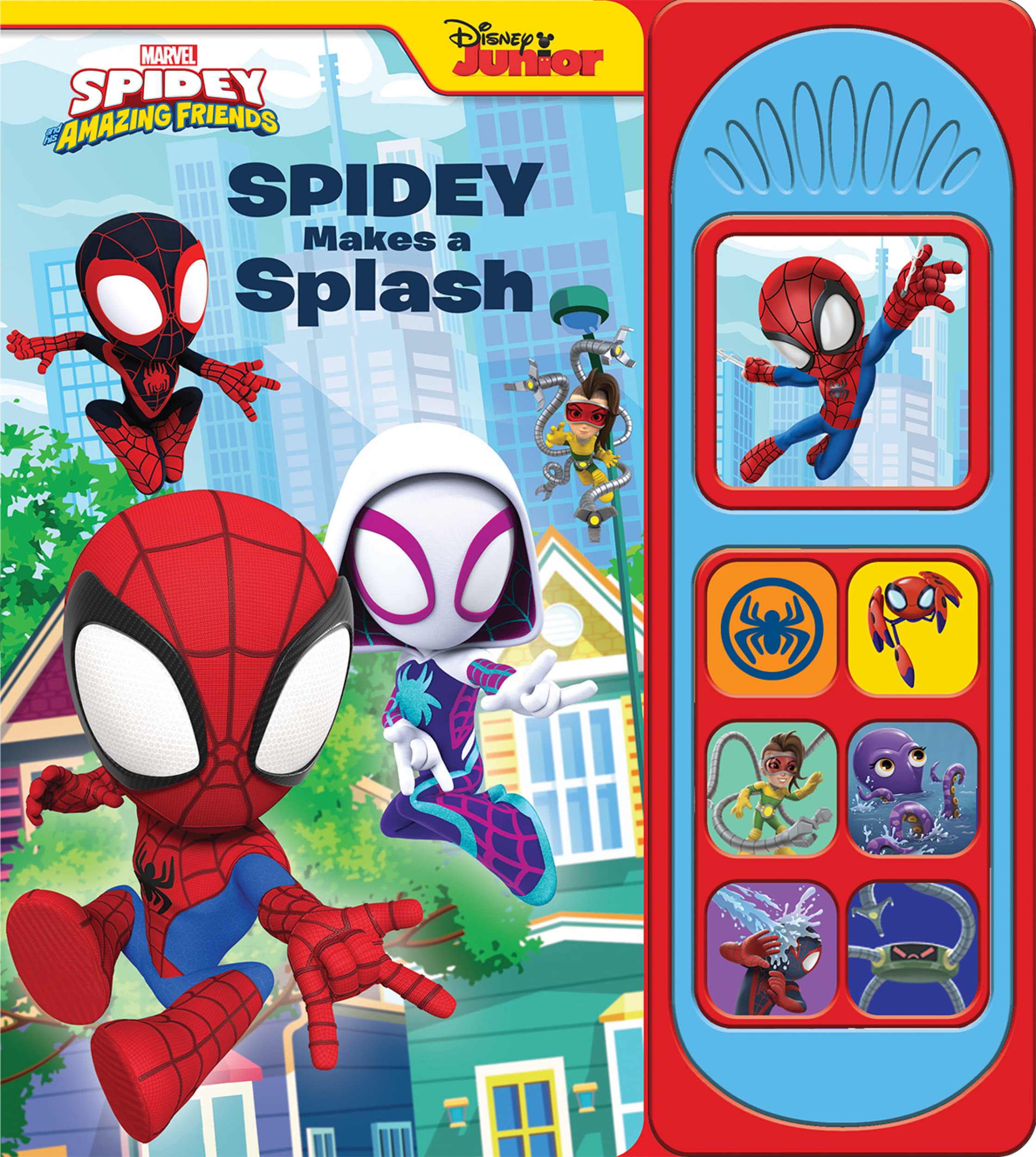 Marvel Spiderman  Spidey and his Amazing Friends  Spidey Makes a Splash Sound Book  PI Kids