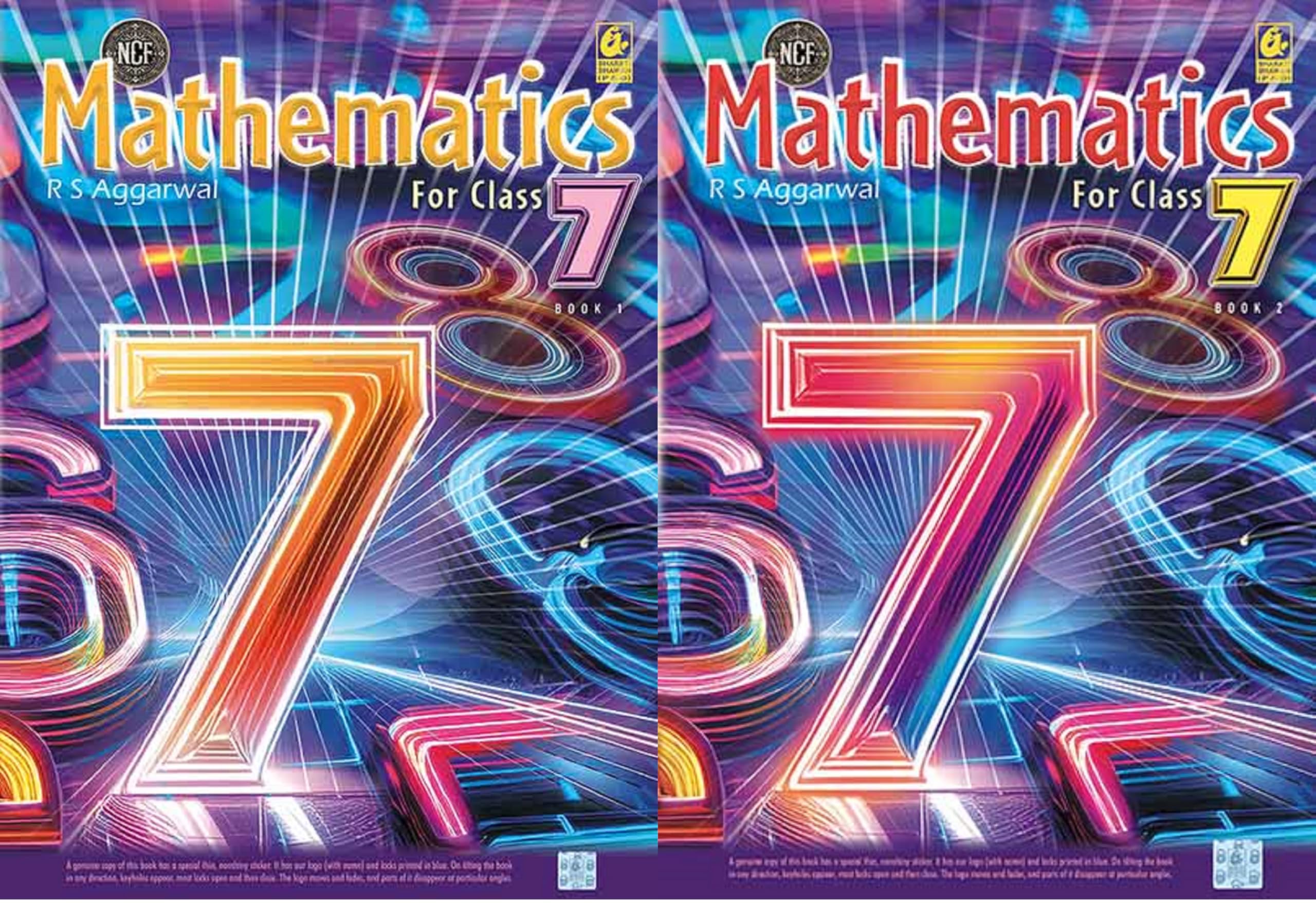 Mathematics for CBSE Class 7th | Book 1 and 2 Complete Combo Set of 2 Books | As per the Newly, Revised and Updated CBSE Syllabu