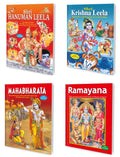 01_Sridhsr_My First Mythology Tale (Illustrated) | Set Of 4 Story Book For Kids | Shri Hanuman Leela, Shri Krishna Leela, Mahabh