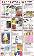 Laboratory Safety Chart | Laminated | 55 x 90 cm