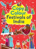 Colouring book : Copy Colour Festivals of India (Colouring book for kids)