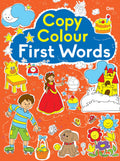 Colouring book : Copy Colour First Words (Colouring book for kids)