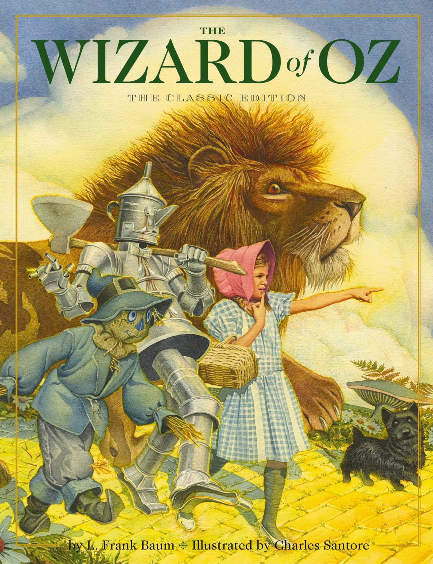 The Wizard of Oz Hardcover: The Classic Edition (by acclaimed illustrator) (Follow The Yellow Brick Road to Adventure) (Charles 