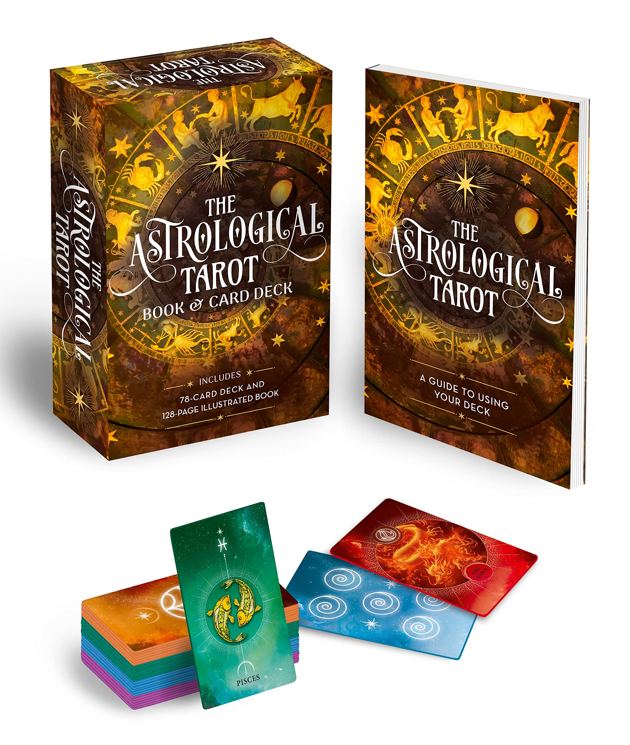 The Astrological Tarot Book & Card Deck: Includes a 78Card Deck and a 128Page Illustrated Book (Sirius Oracle Kits)