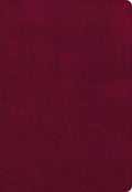 NASB Super Giant Print Reference Bible, Burgundy LeatherTouch