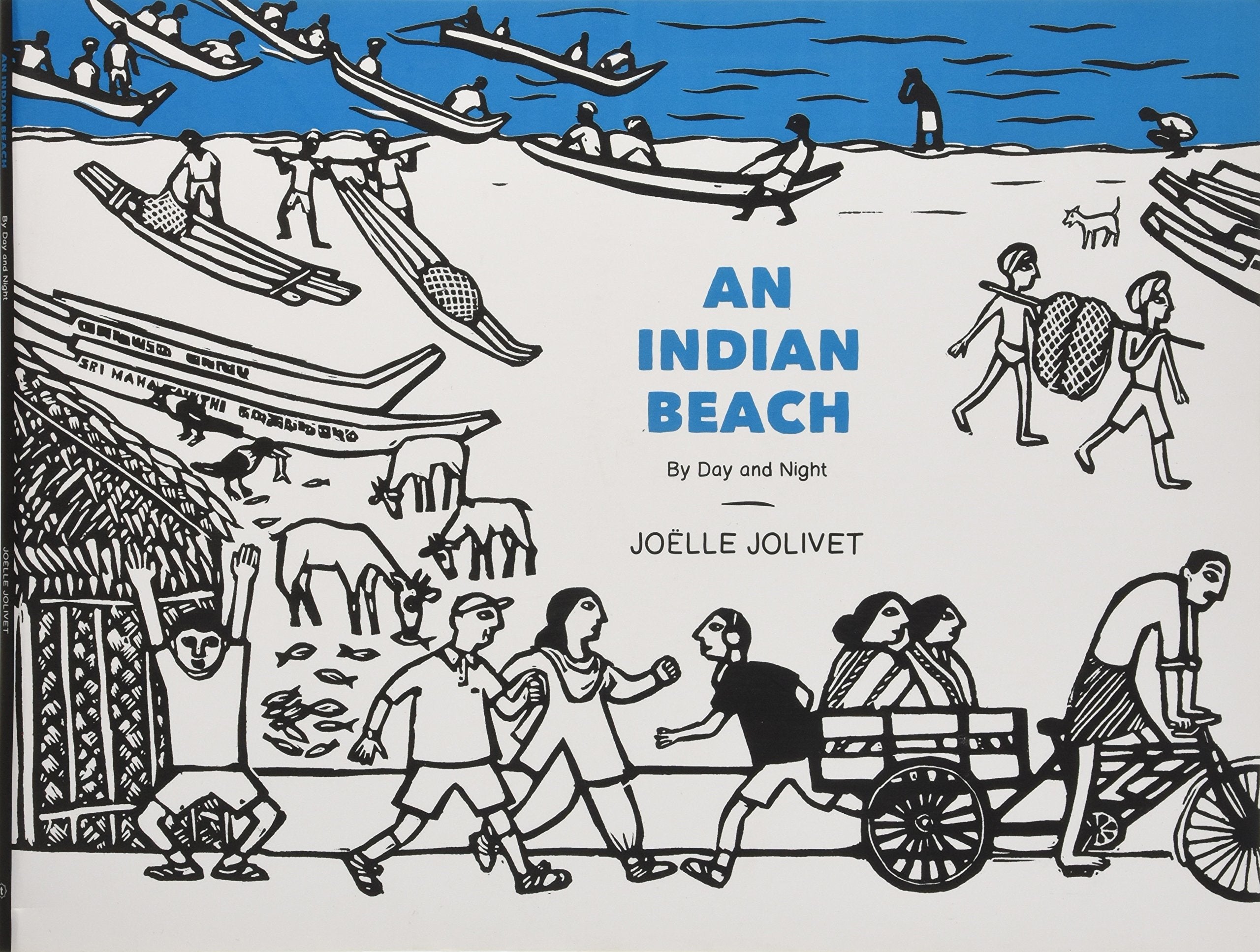An Indian Beach  By Day and Night