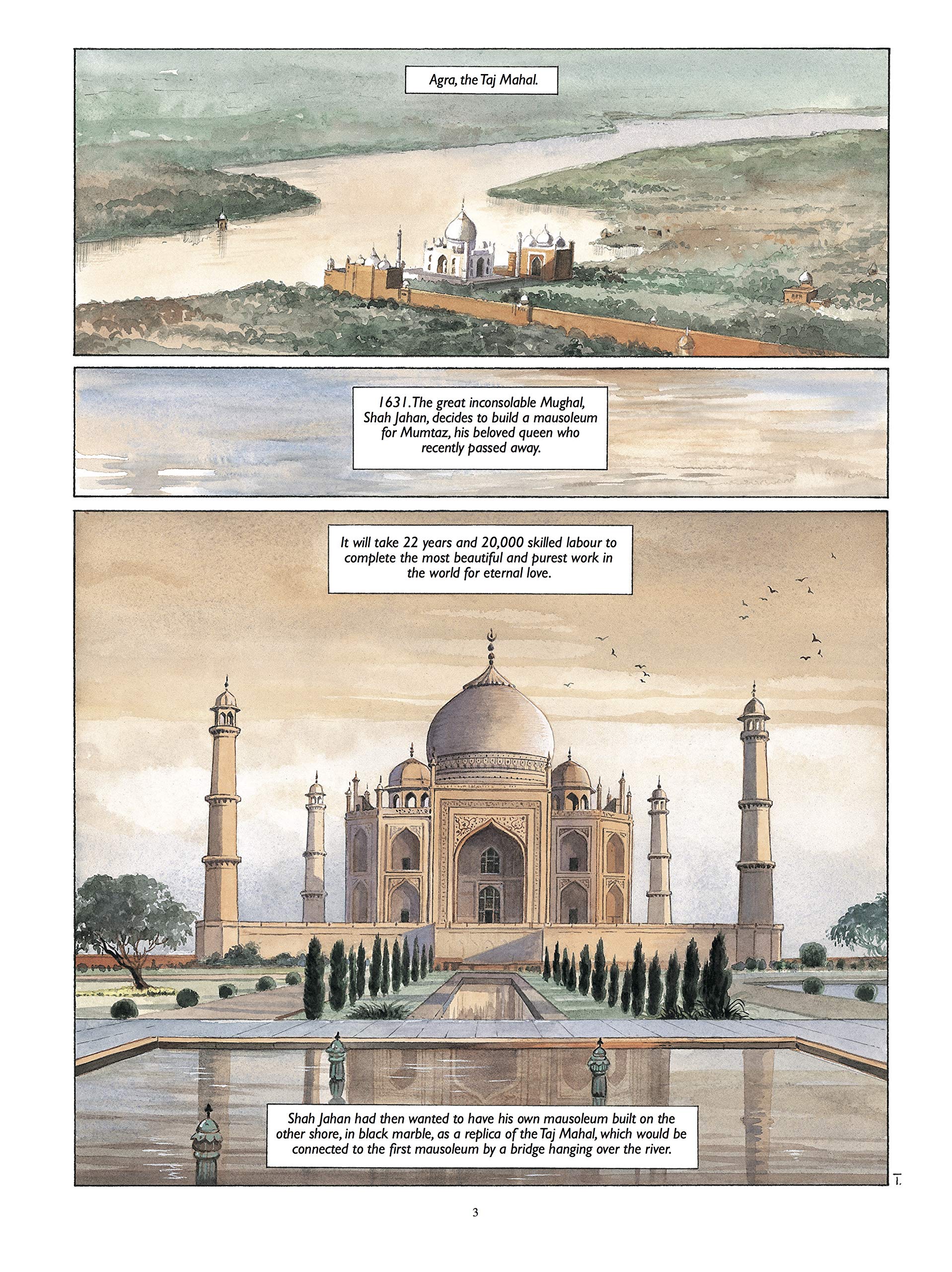 Graphic Novels : India Dreams : 3. Under the shadow of the Bougainvilleas