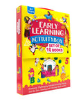 Activity book: Early Learning Activity box  Set of 10 books  My first book of ABC, Numbers, Shapes, Fun activities, Thinking S