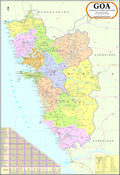VCP | Goa Map | Laminated | 70x100 cm