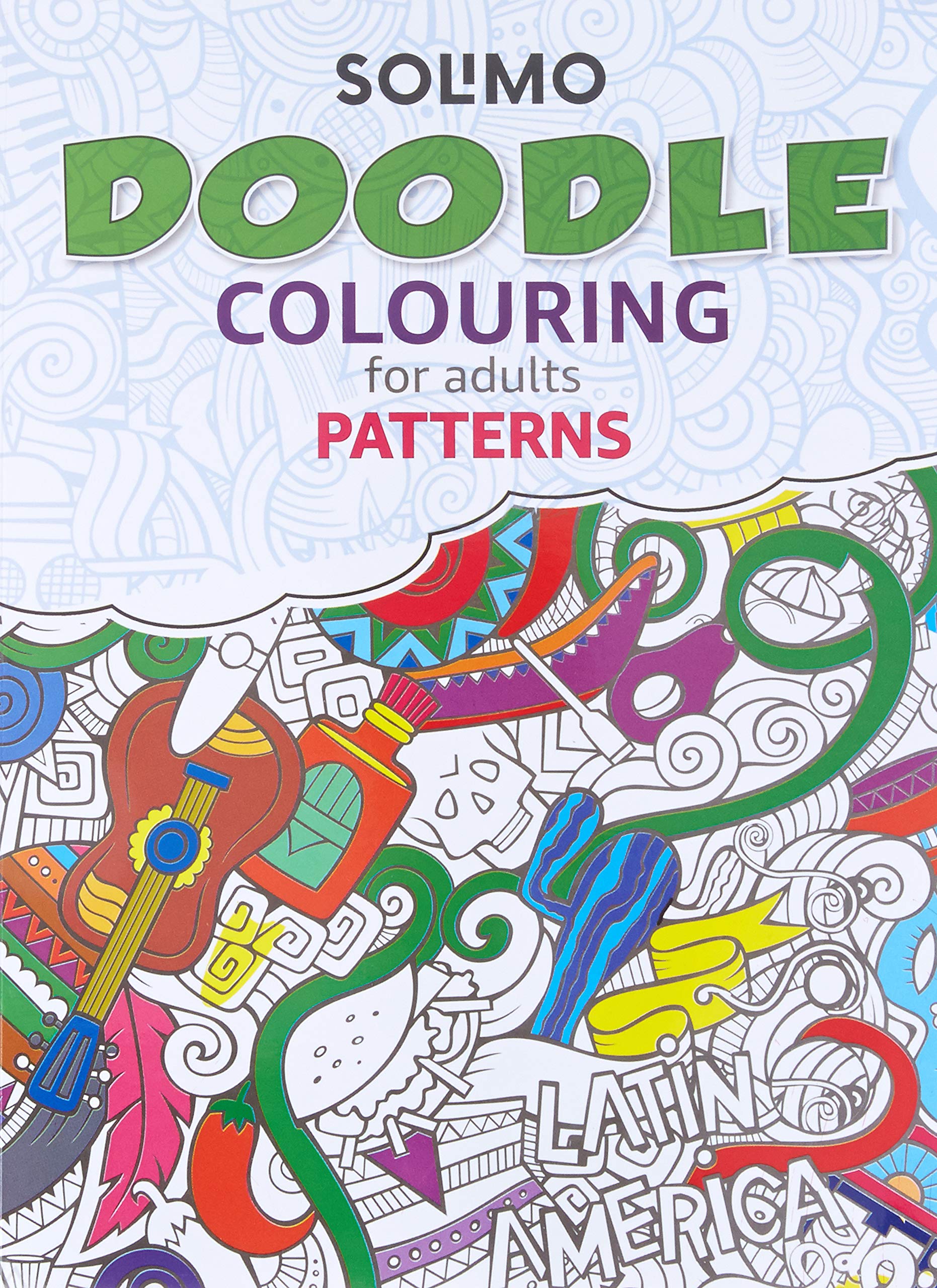 Amazon Brand  Solimo Doodle Colouring For Adults  Patterns