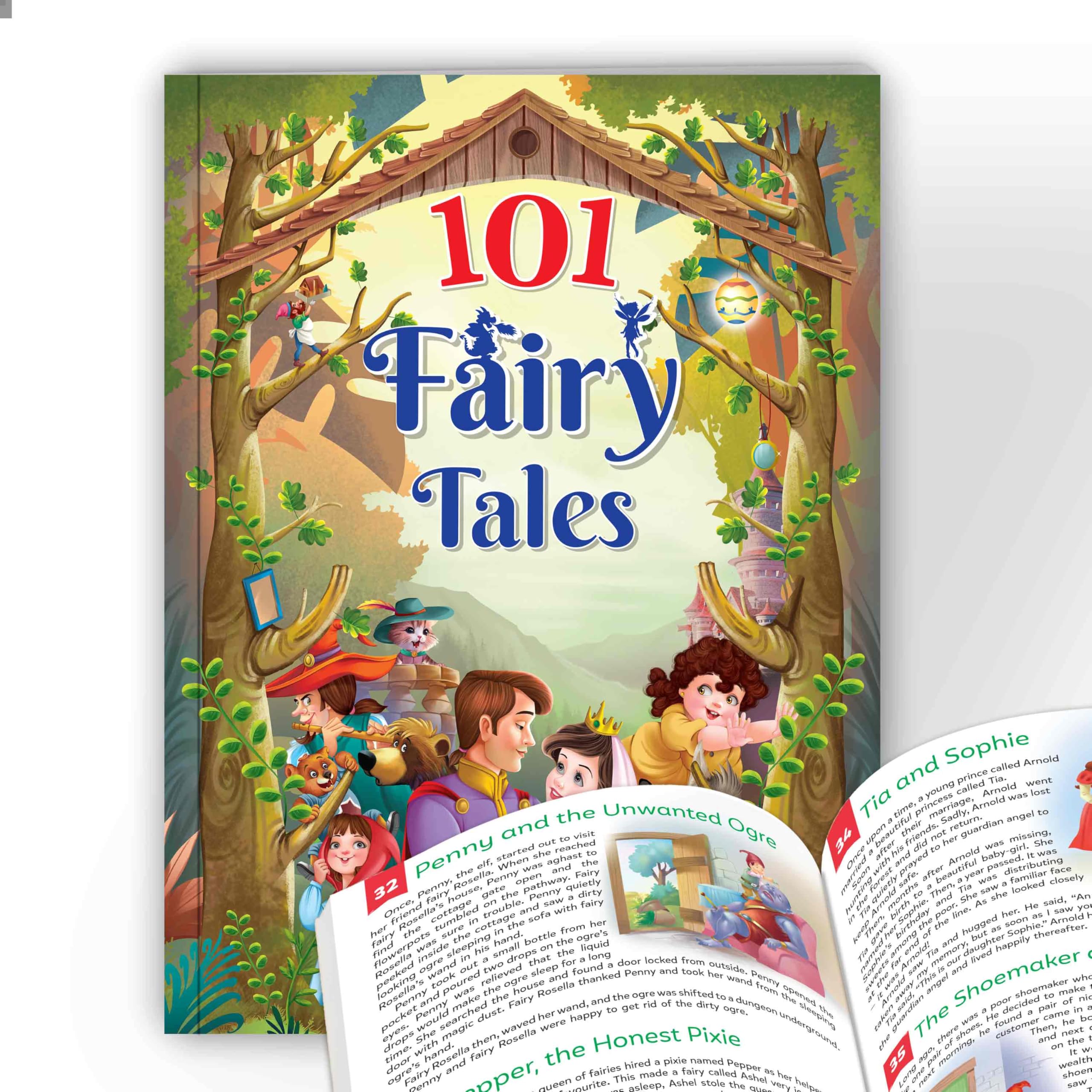Timeless Tales : 101 Fairy Tales book for kids (Paperback) : Childrens educational storybook, Classic Fairy Tale Storybook, E