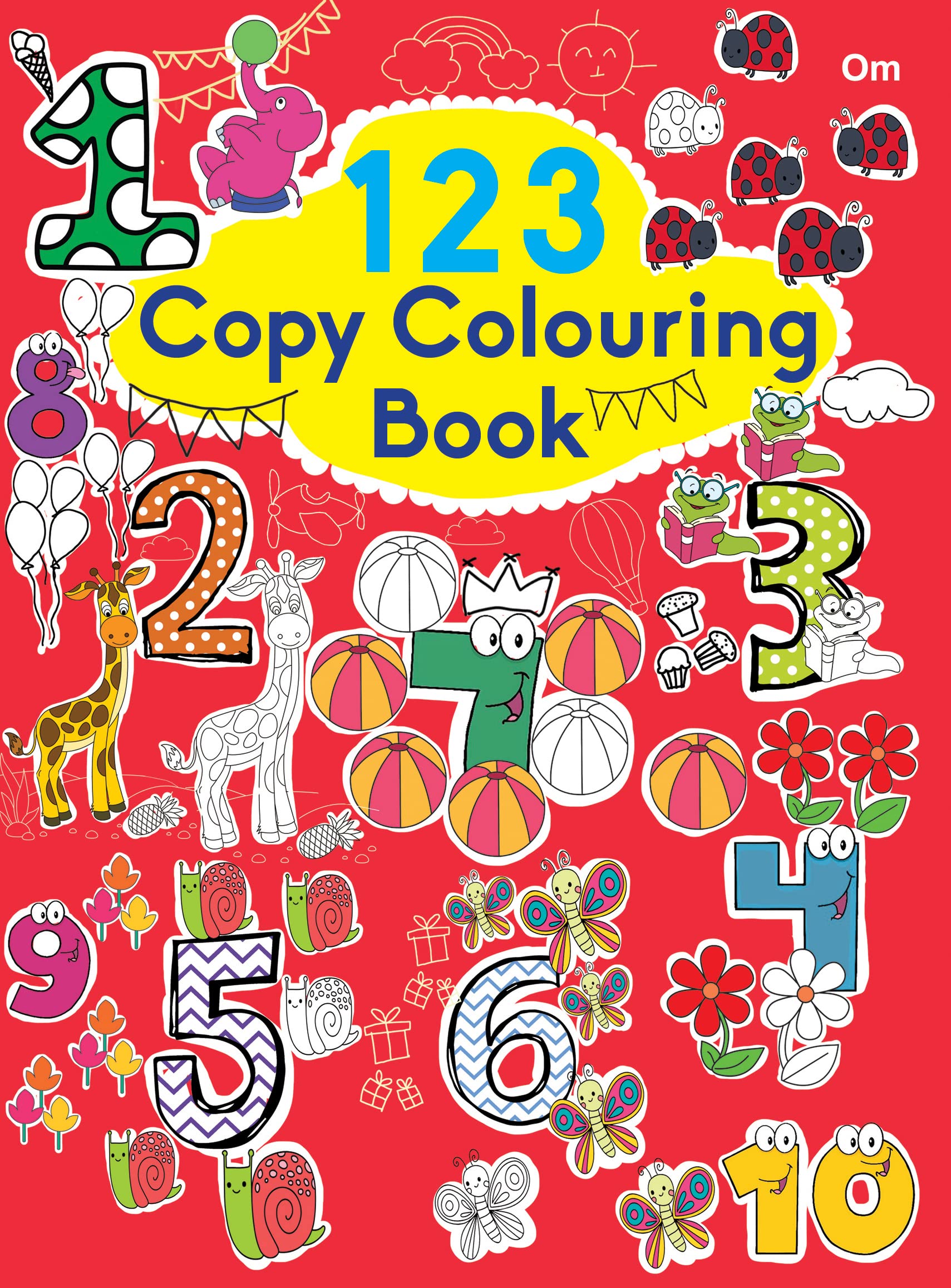 Colouring book : Copy Colouring Book 123 (Colouring book for kids)