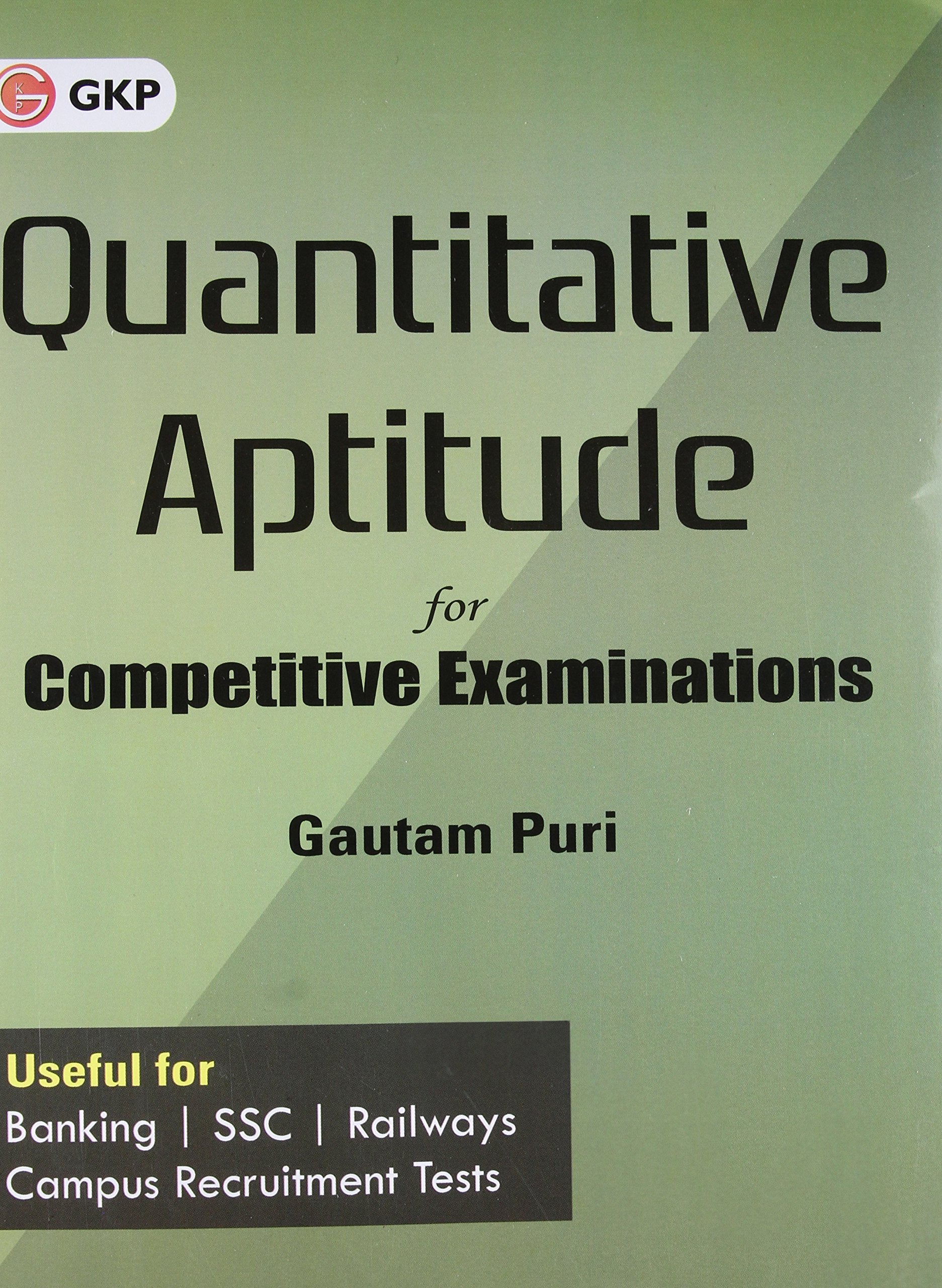 Quantitative Aptitude For Competitive Examinations