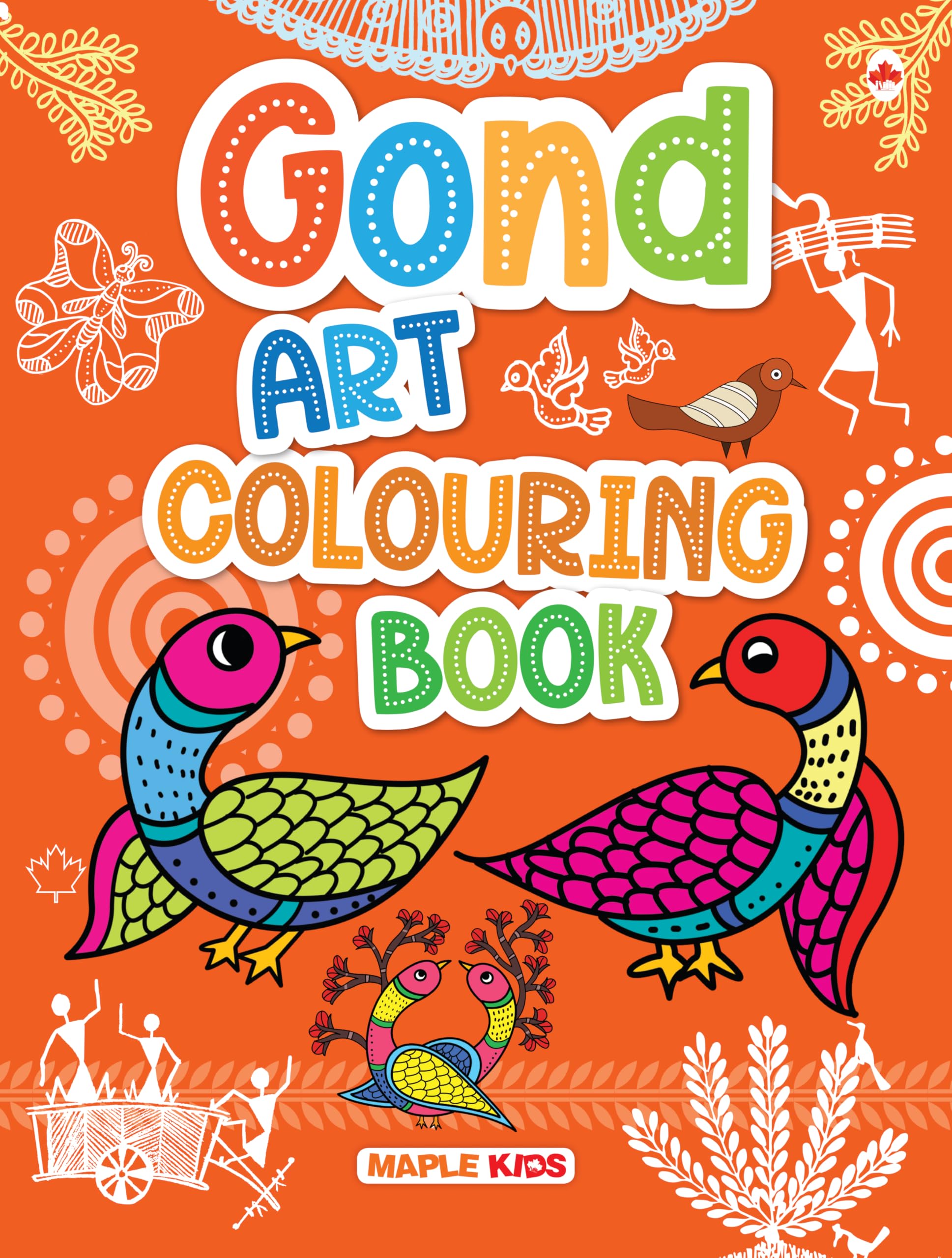 Gond Colouring Book  Activity Coloring Book  Gift to children for painting, drawing and colouring with reference guide  Colou