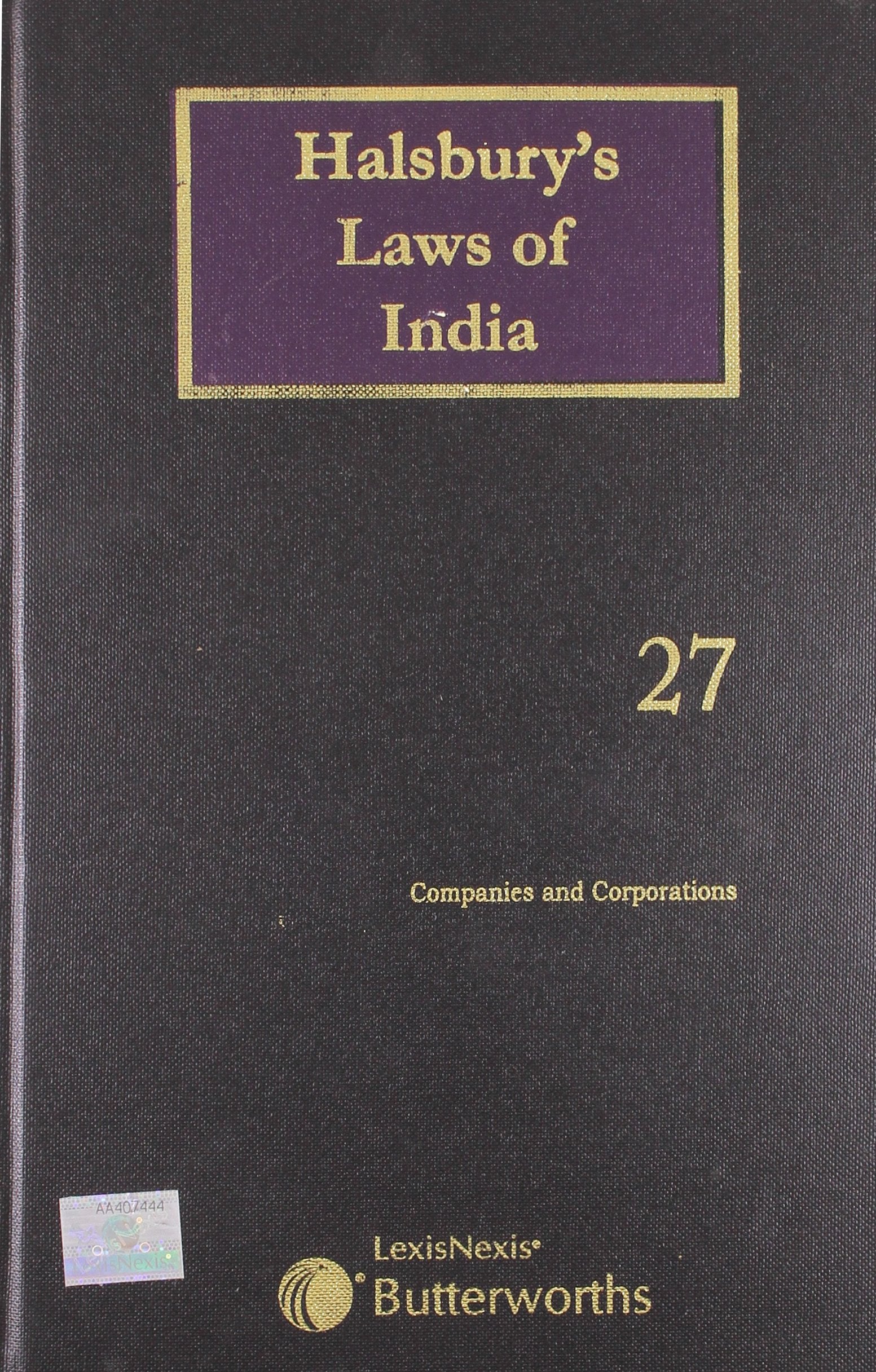 HalsburyS Laws Of India