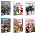 Robinson Crusoe, The Adventures of Tom Sawyer, David Copperfield, Black Beauty, The Count of Monte Cristo and The Lost World : C