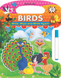 Write and Wipe Birds Activity Book for Kids Age 24 | Reusable WipeClean Preschool Learning with Marker Pen | Early Writing, Dr