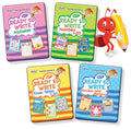 Ready To Write(Set Of 4 Books):Writing Activity Books For Age 3+ | Develop Pencil Control & Early Writing Skills | Includes Alph