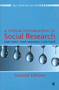 A Critical Introduction To Social Research
