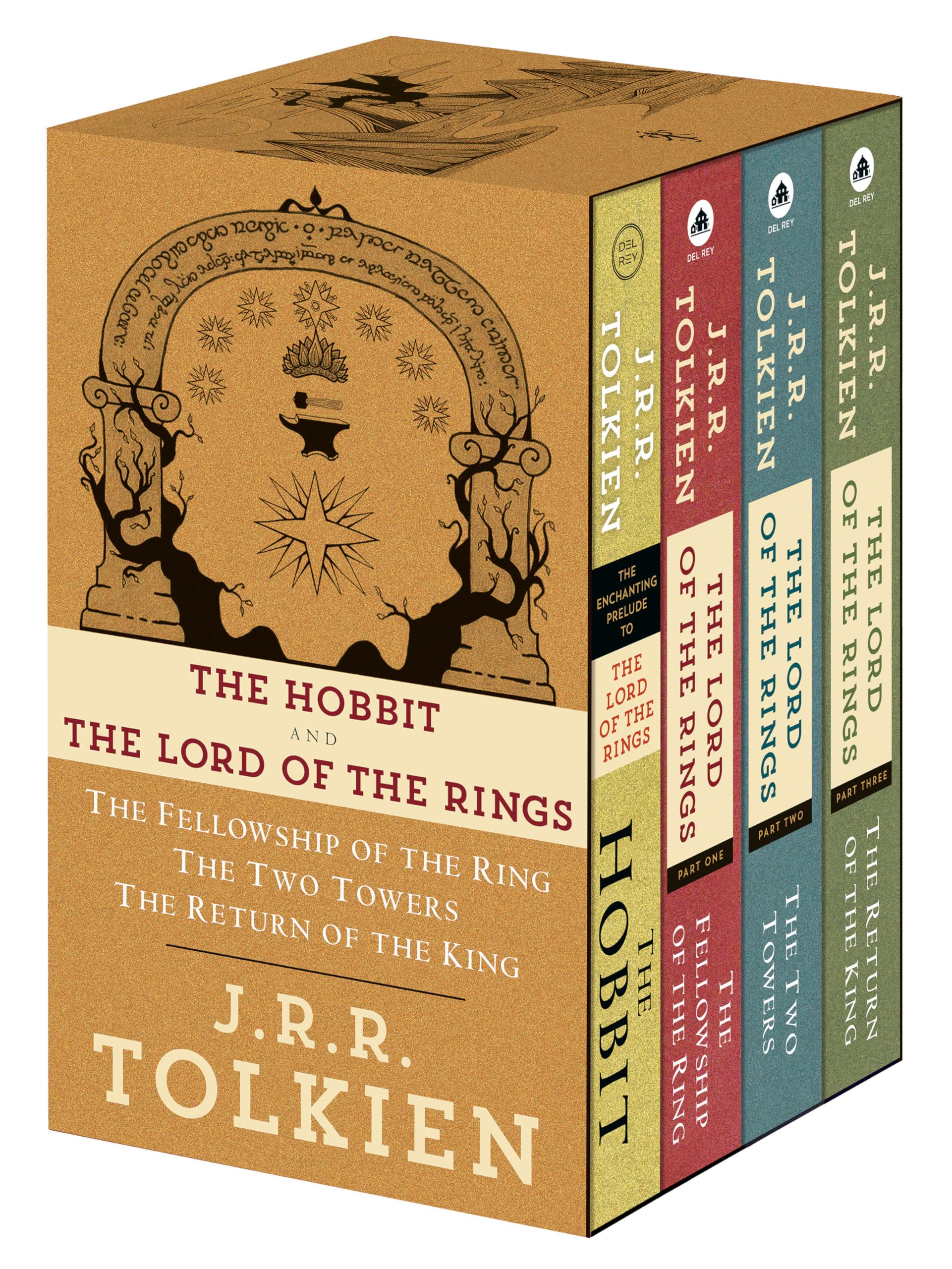 J.R.R. Tolkien 4Book Boxed Set: The Hobbit and The Lord of the Rings: The Hobbit, The Fellowship of the Ring, The Two Towers, T