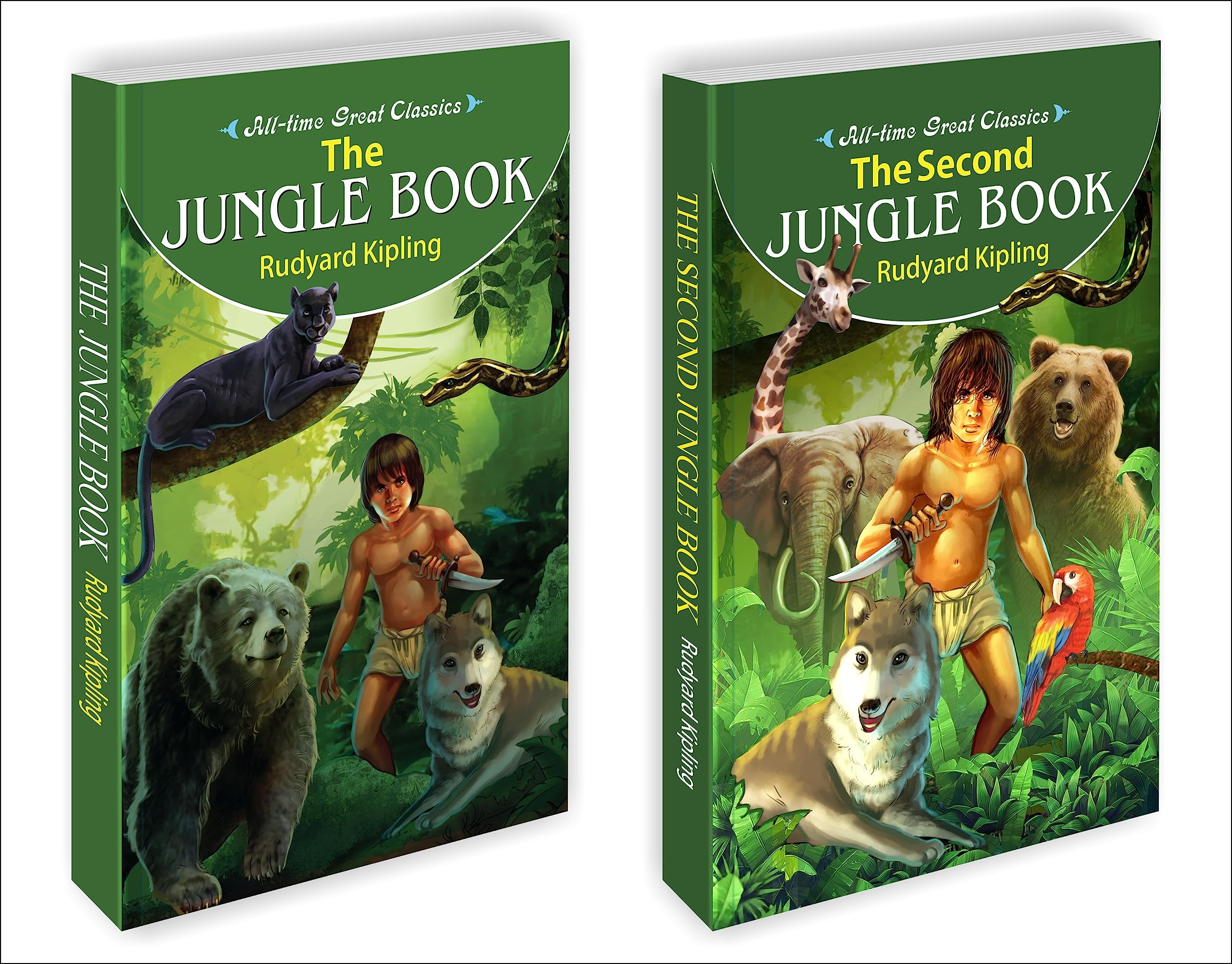 2 All Time Great Classics (The Jungle Book, The Second Jungle Book)