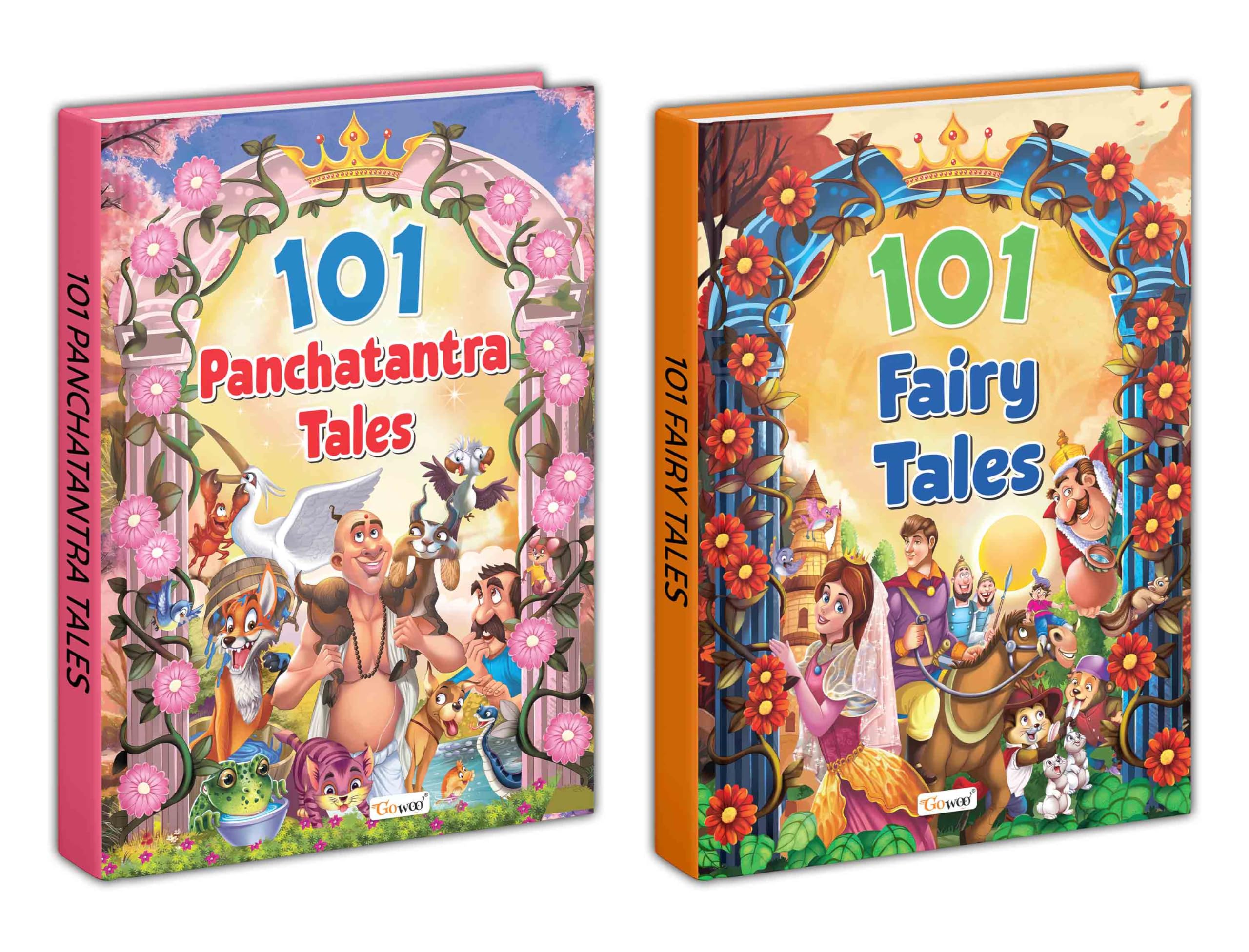 101 Panchatantra and Fairy Tales book for kids (Ages 312) (Hardbound) : Classic Indian tales for kids, Children learning book, 