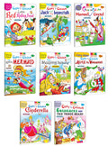 My First Fairy Tales Copy To Colour With Story Complete Combo | Pack Of 8 Colouring Books With Story