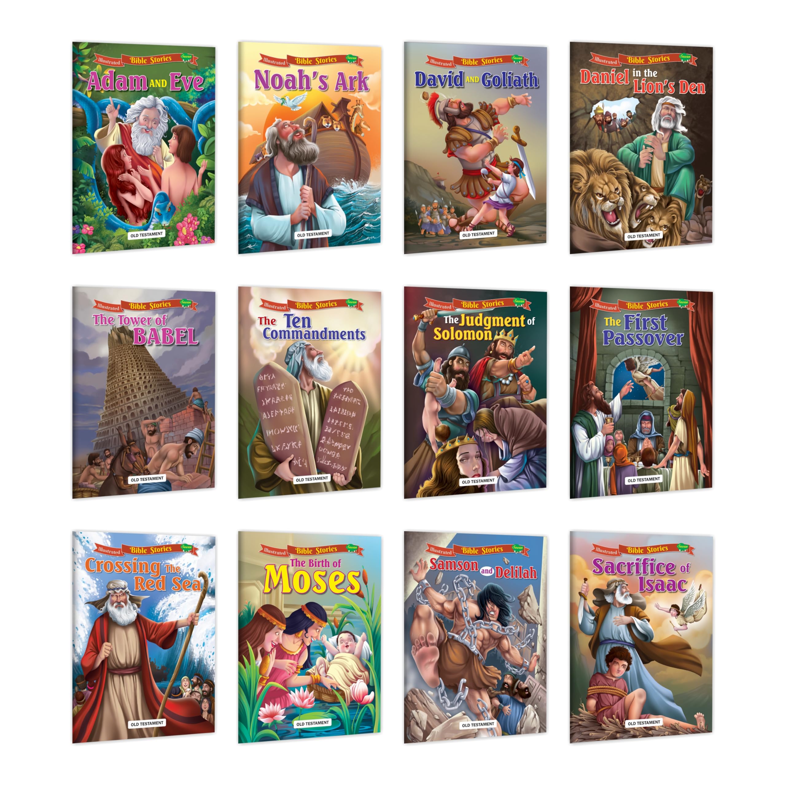 Bible Story Book  Old Testament | Pack Of 12 Books