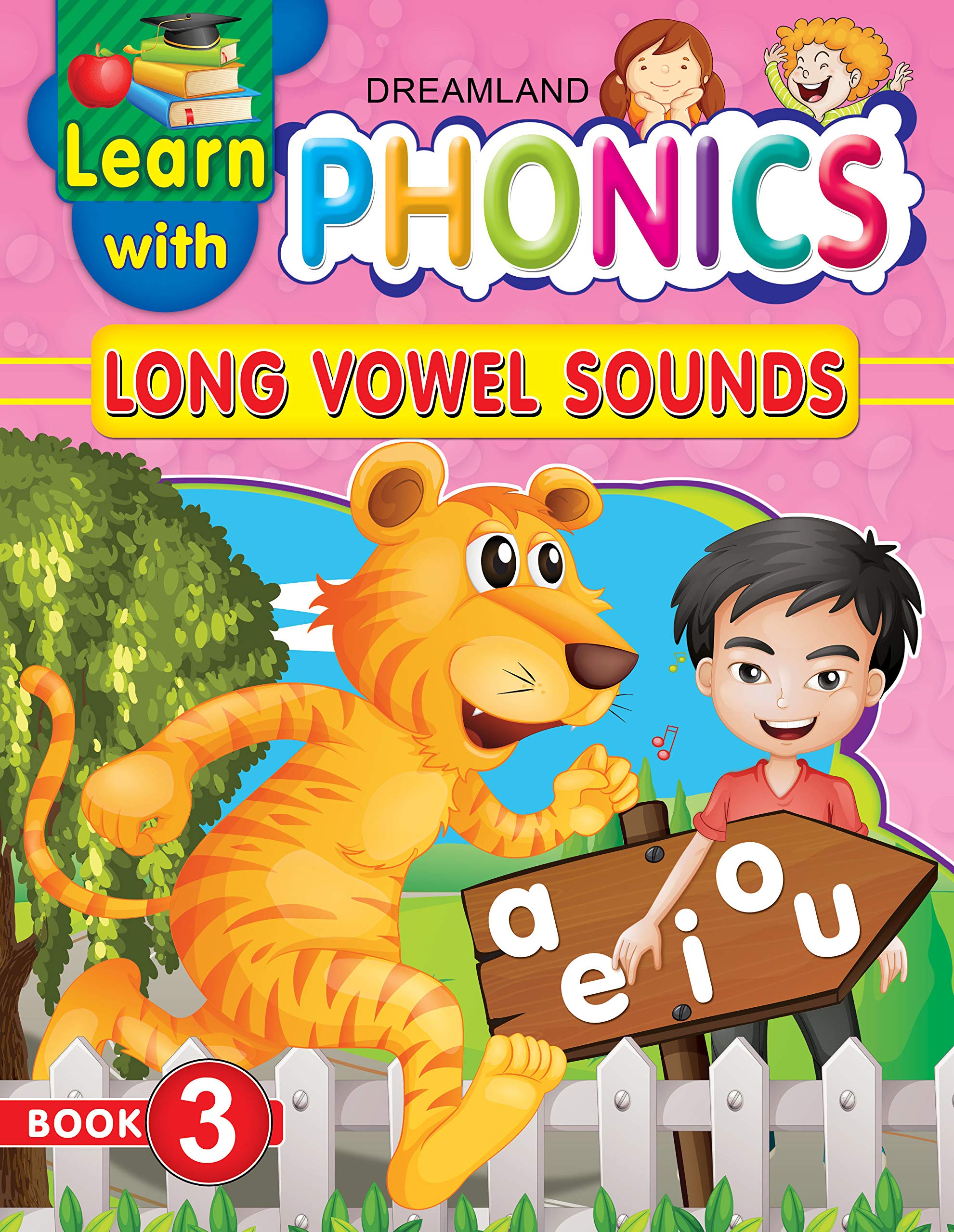 Learn With Phonics Activity Book  3 | Long Vowel Sounds | Early Reading Workbook For Kids Age 410 With Fun Activities, Write &