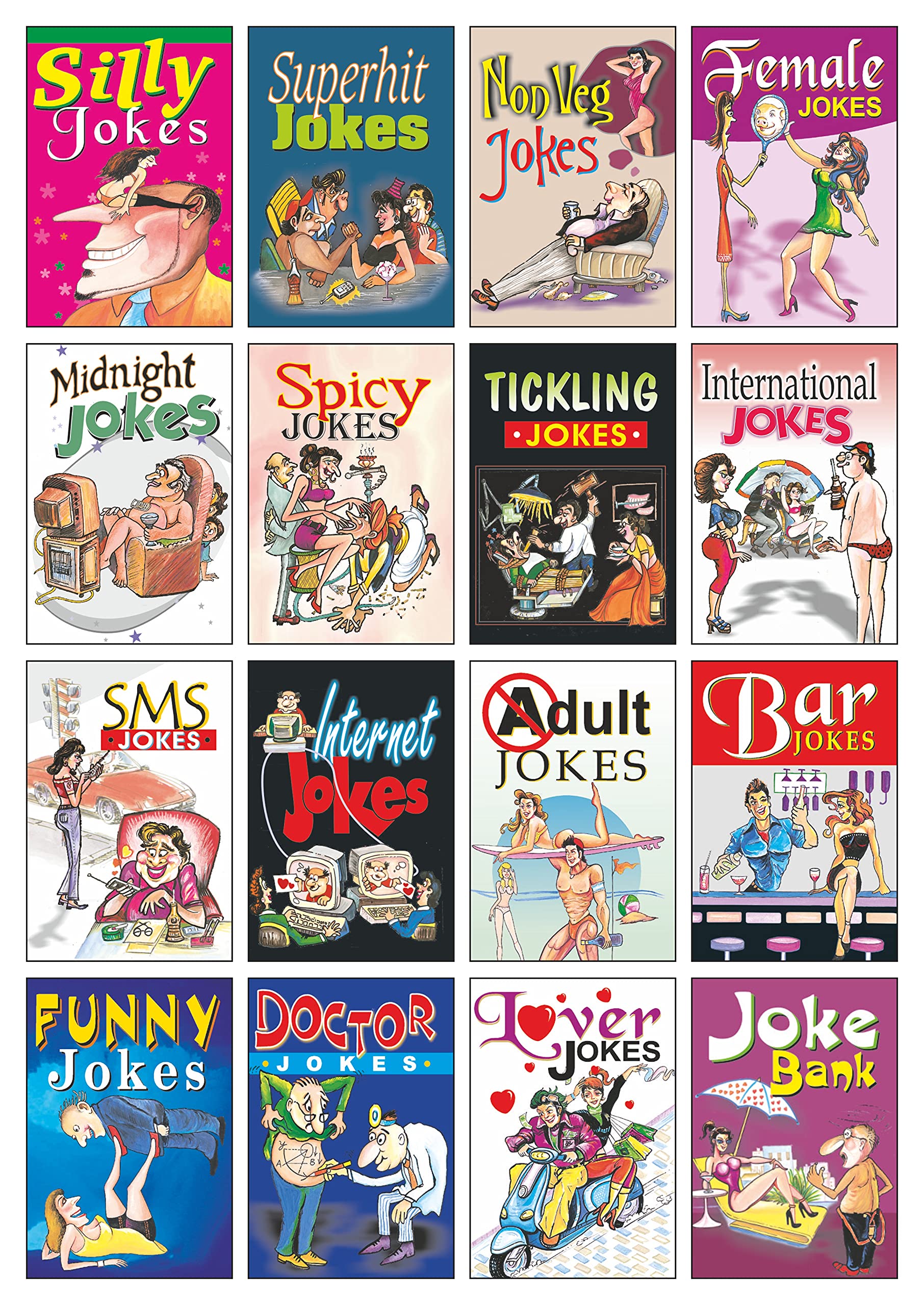 Sawan Present Set Of 16 Joke Books