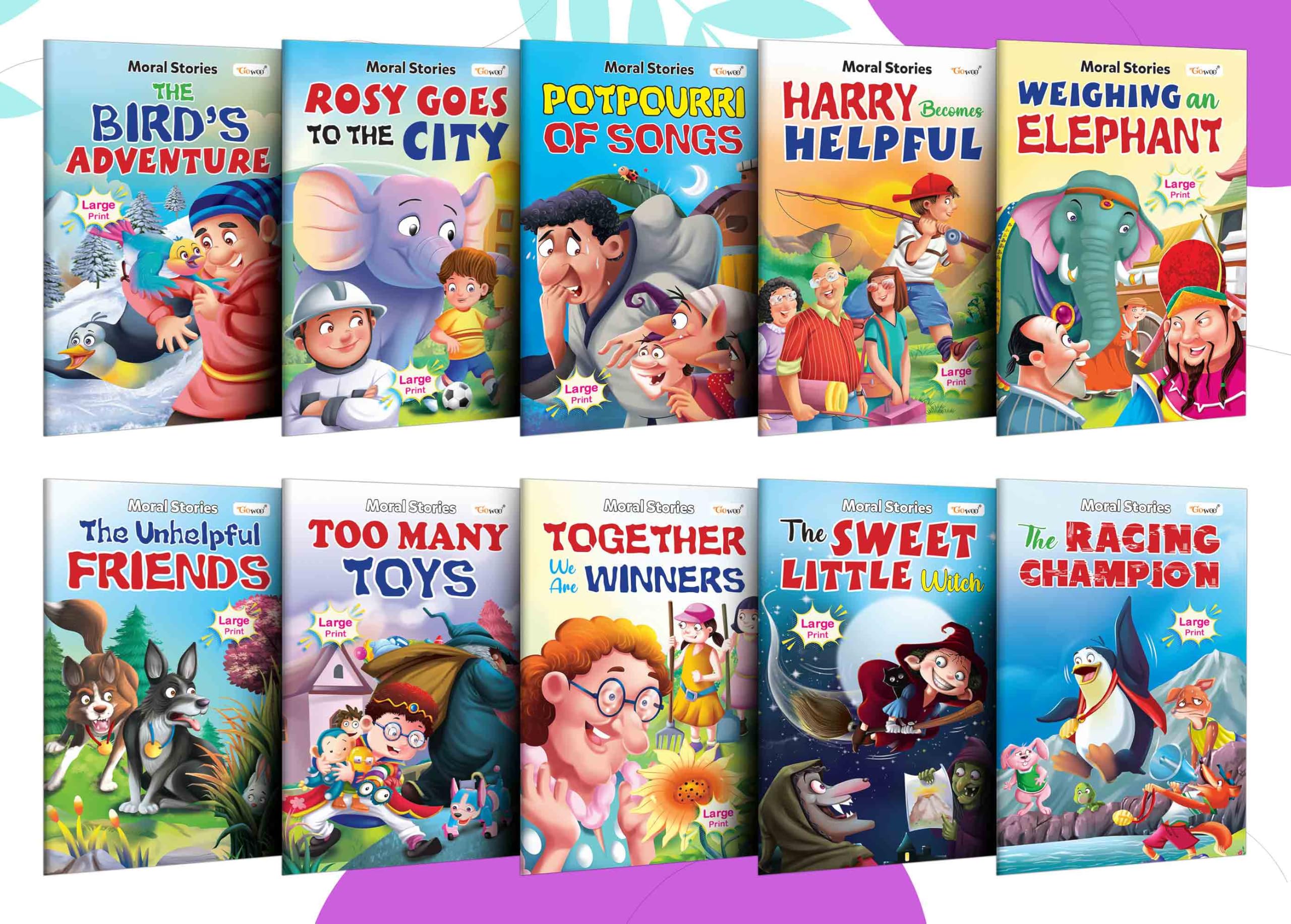 Essential AllinOne Story Book Set Pack 2 : My First Picture Library | Educational Picture Story Books for Toddlers, Collection