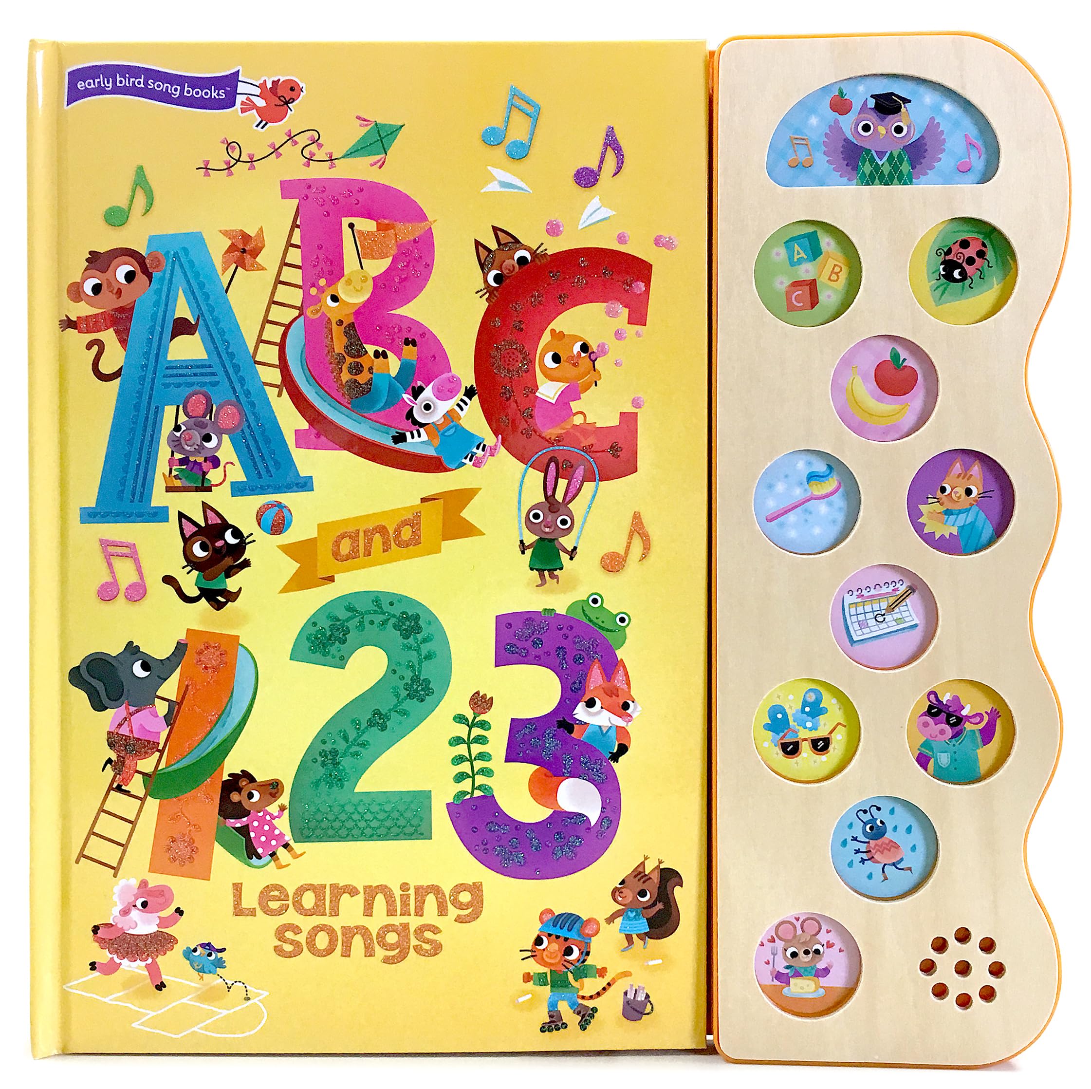 ABC & 123 Learning Songs: Interactive Childrens Sound Book (11 Button Sound)