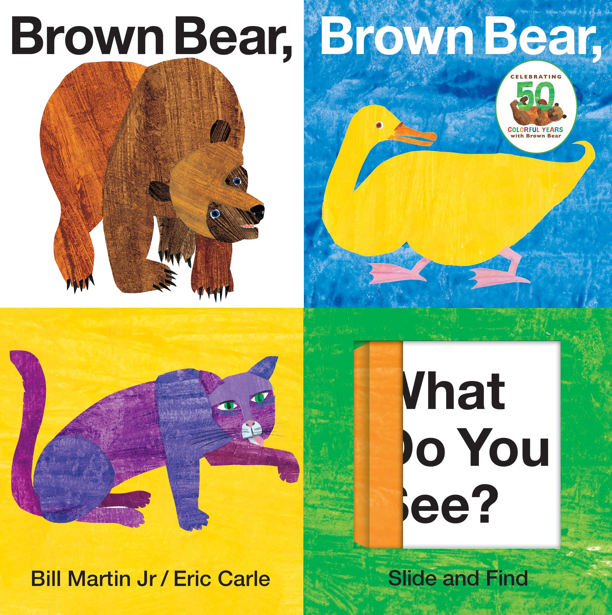 Brown Bear, Brown Bear, What Do You See? Slide and Find (Brown Bear and Friends): An interactive board book edition of the class