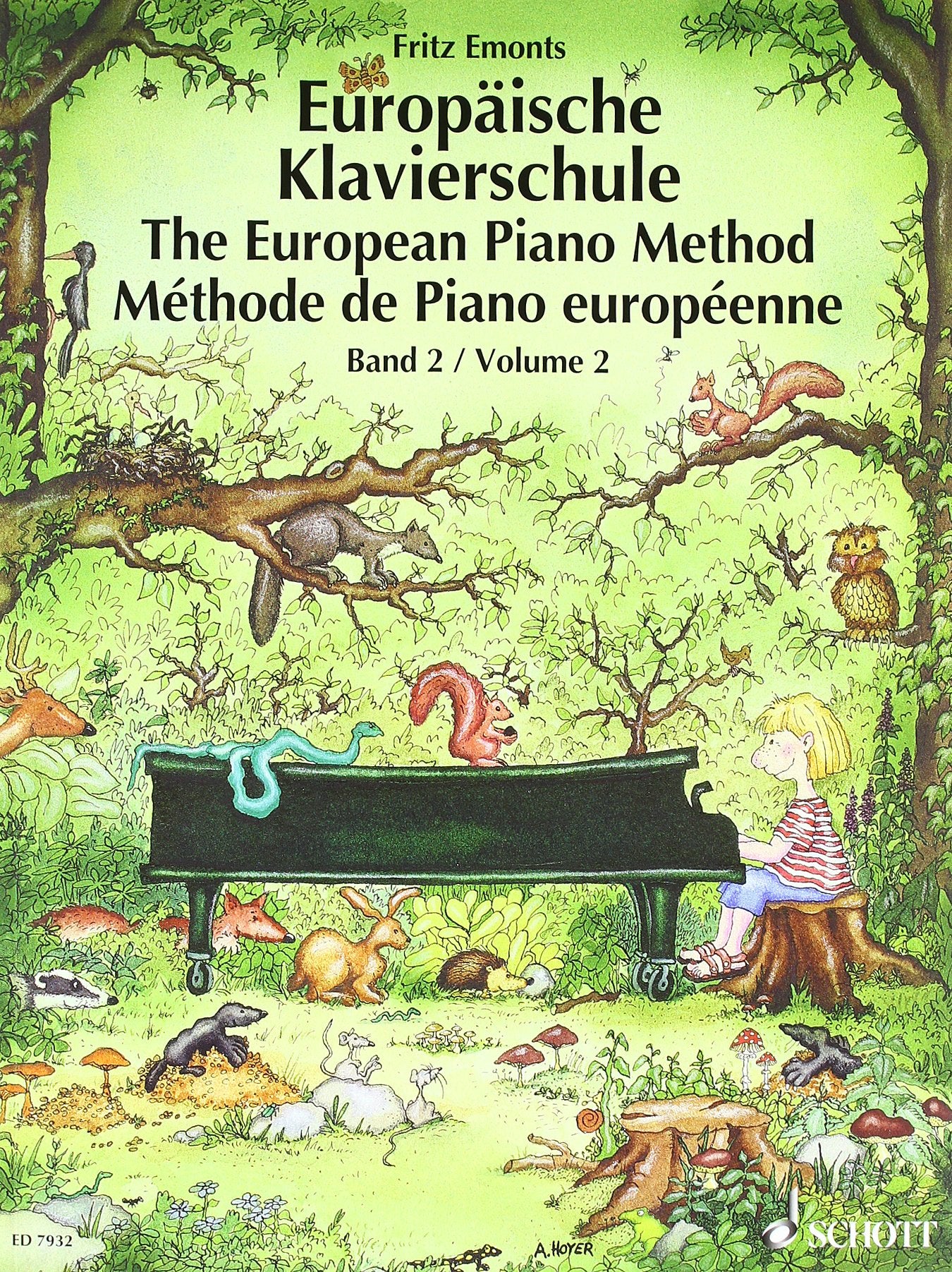 The European Piano Method  Volume 2: German/French/English