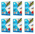 Lovely Scrapbook Set for Kids  Pack of 6 A4 Size Books with 24 Pages Each, Ideal for School Projects, Art & Craft Activities, Vi