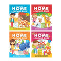Home Learning Books Pack  Set Of 4 Activity Workbooks For Kids Age 36 | Preschool & Kindergarten Bundle With Alphabets, Number