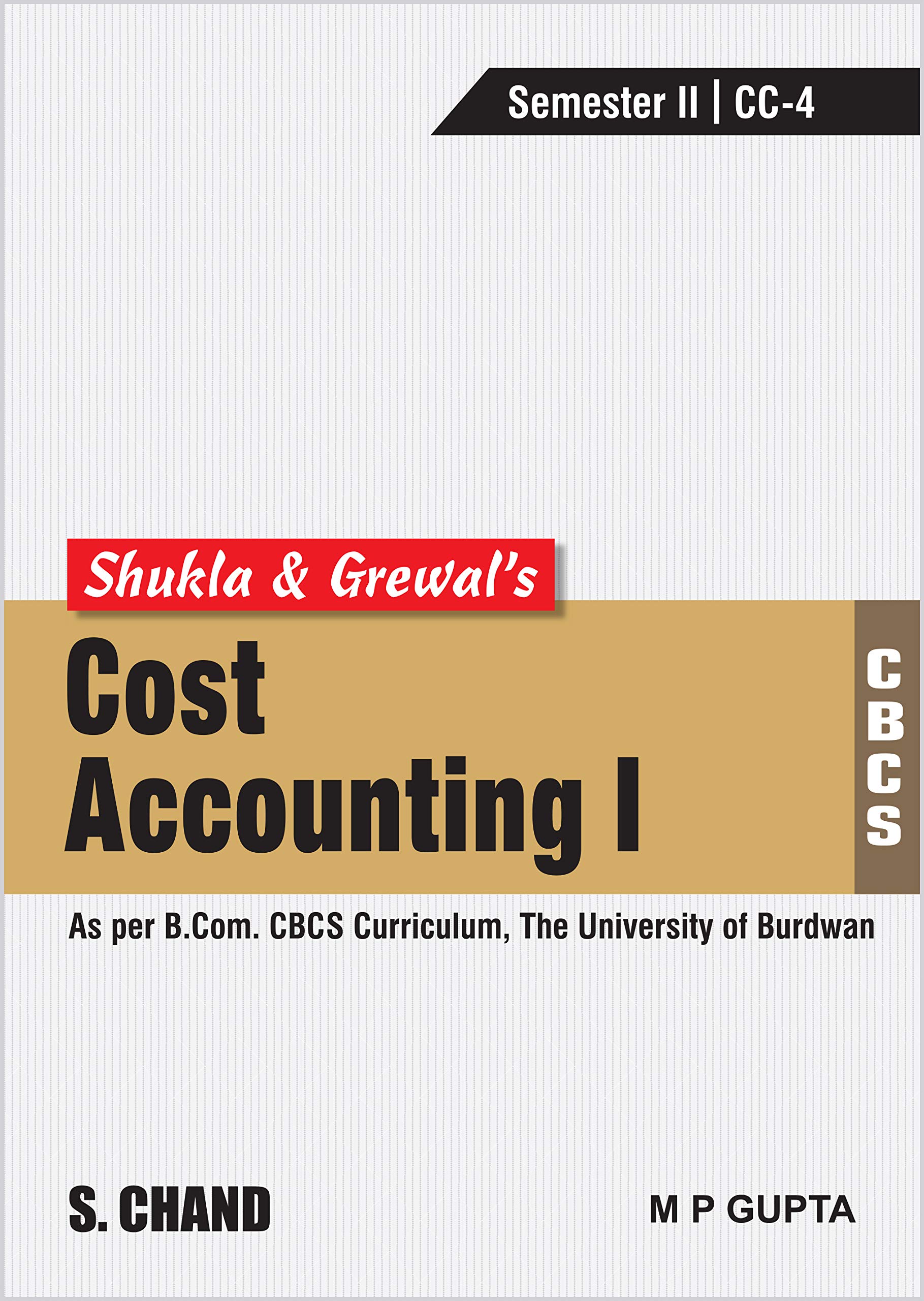 Cost Accounting [CBCS BAWN]