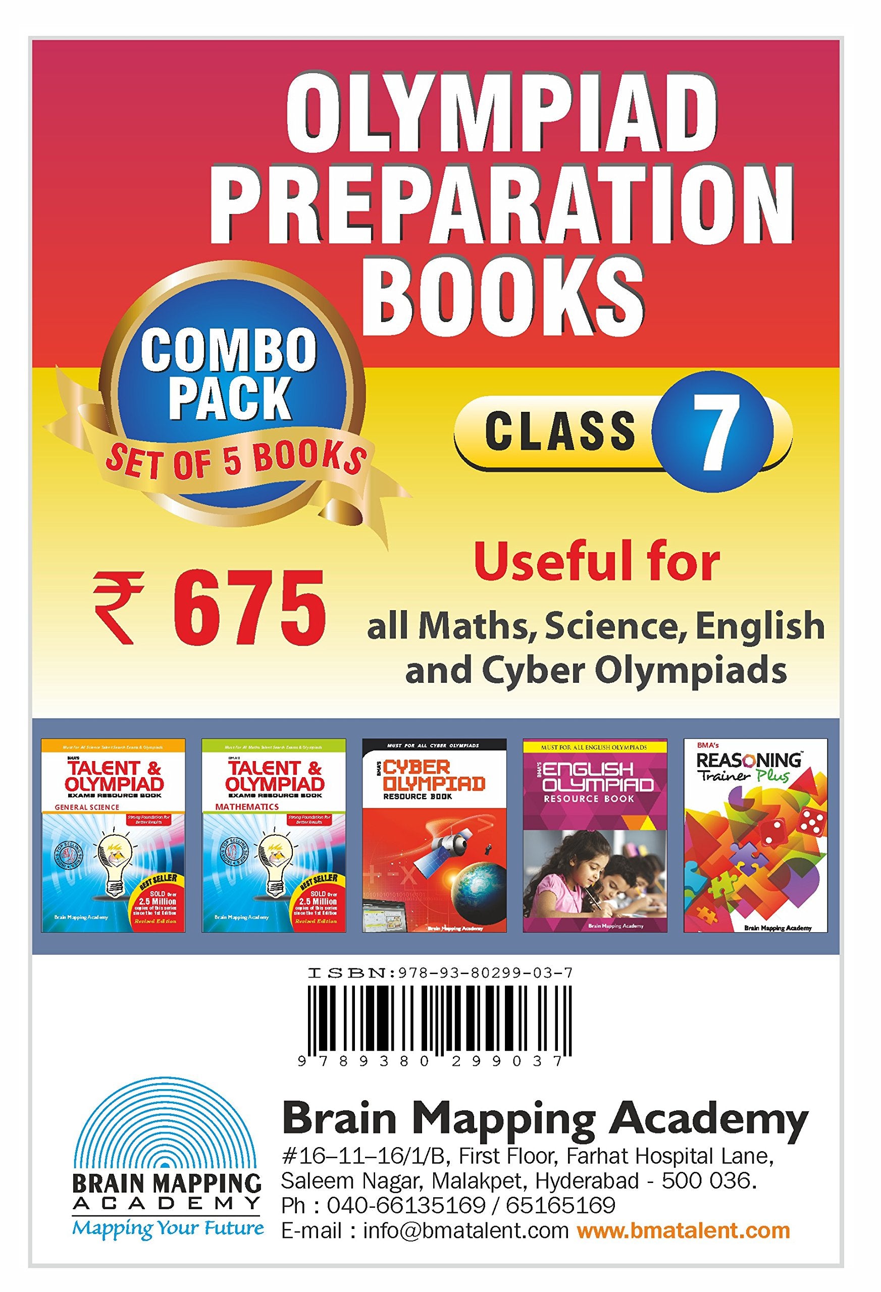 Olympiad Preparatory Books  Combi Pack For Class 7