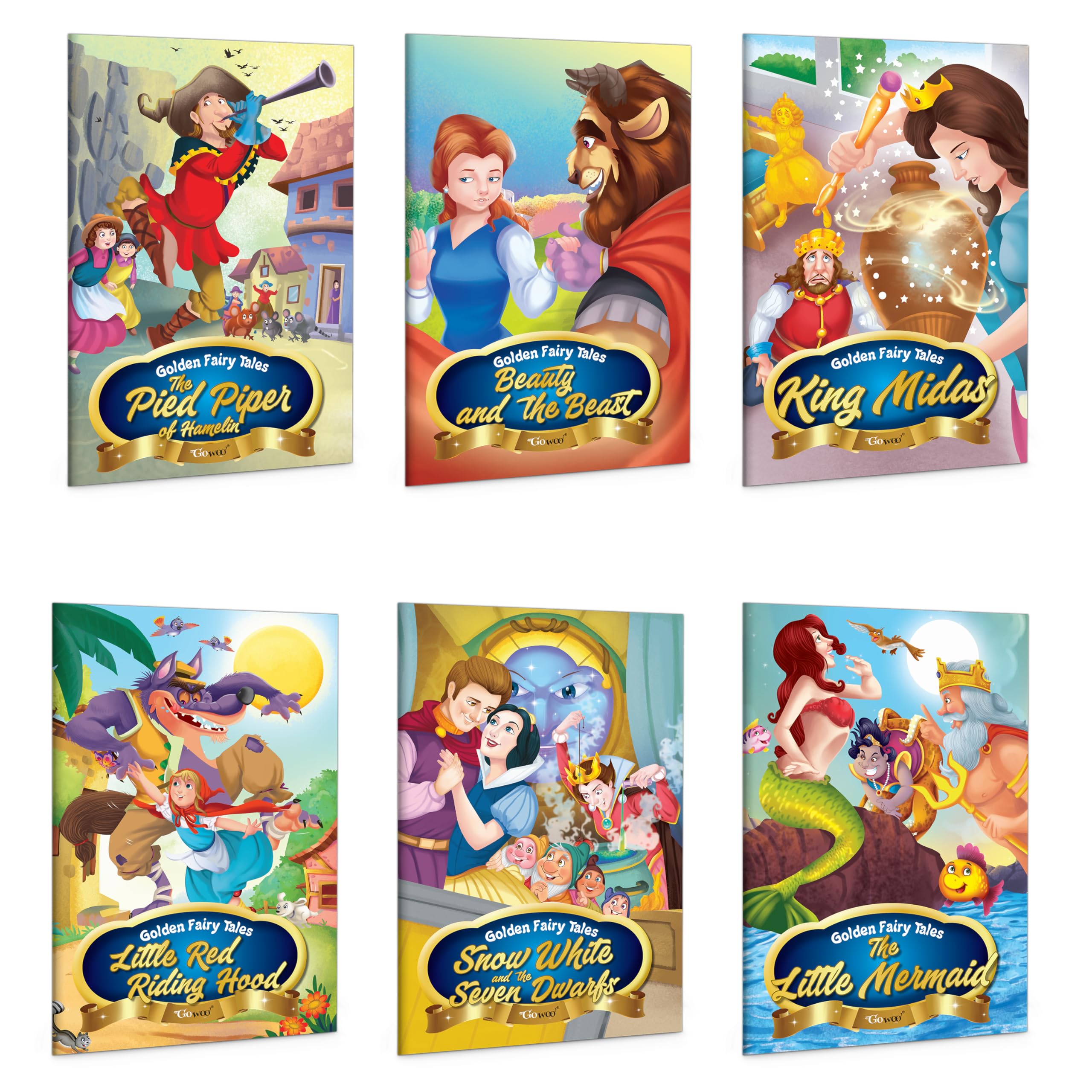 The Fairy Tale Kingdom: A Collection of 6 Magical Stories  Beauty and the Beast, Little Red Riding Hood, King Midas and more  