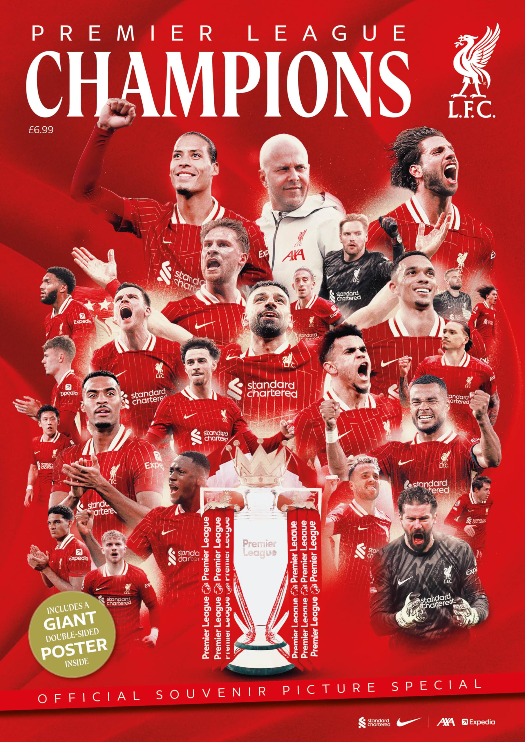 Liverpool FC CHAMP20NS  Premier League winners 24/25: Official LFC magazine