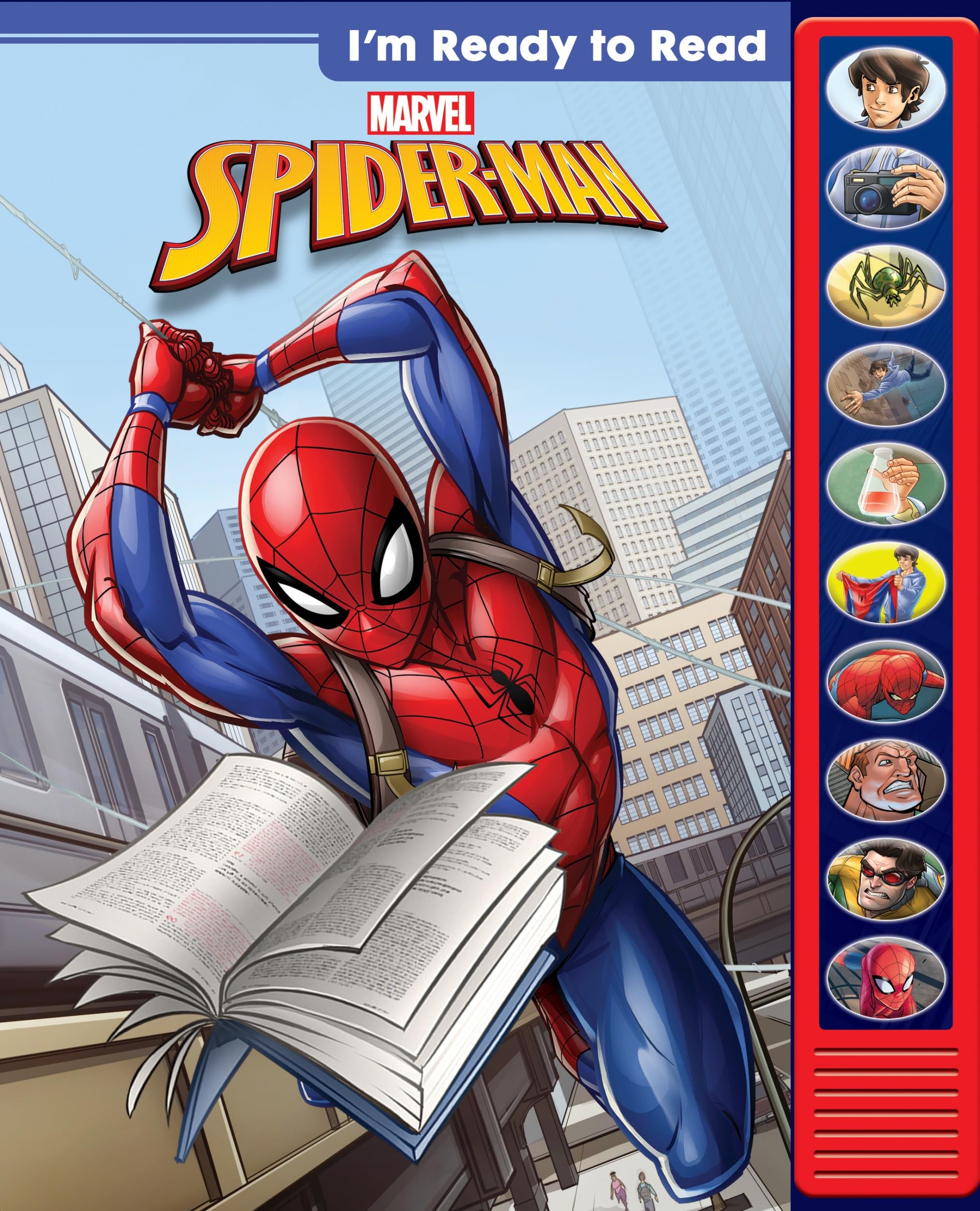 Marvel  Im Ready to Read with SpiderMan  Interactive ReadAlong Sound Book  Great for Early Readers  PI Kids