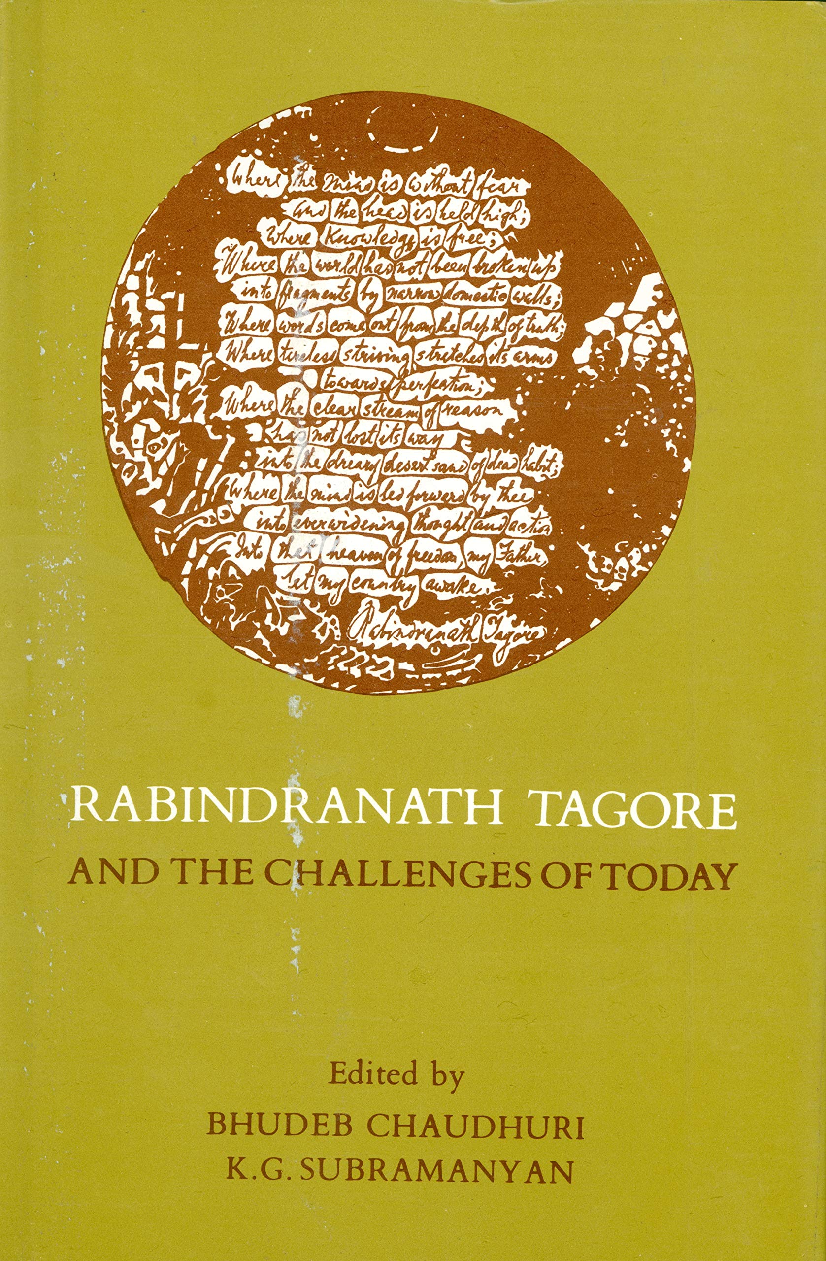 Rabindranath Tagore And The Challenges Of Today