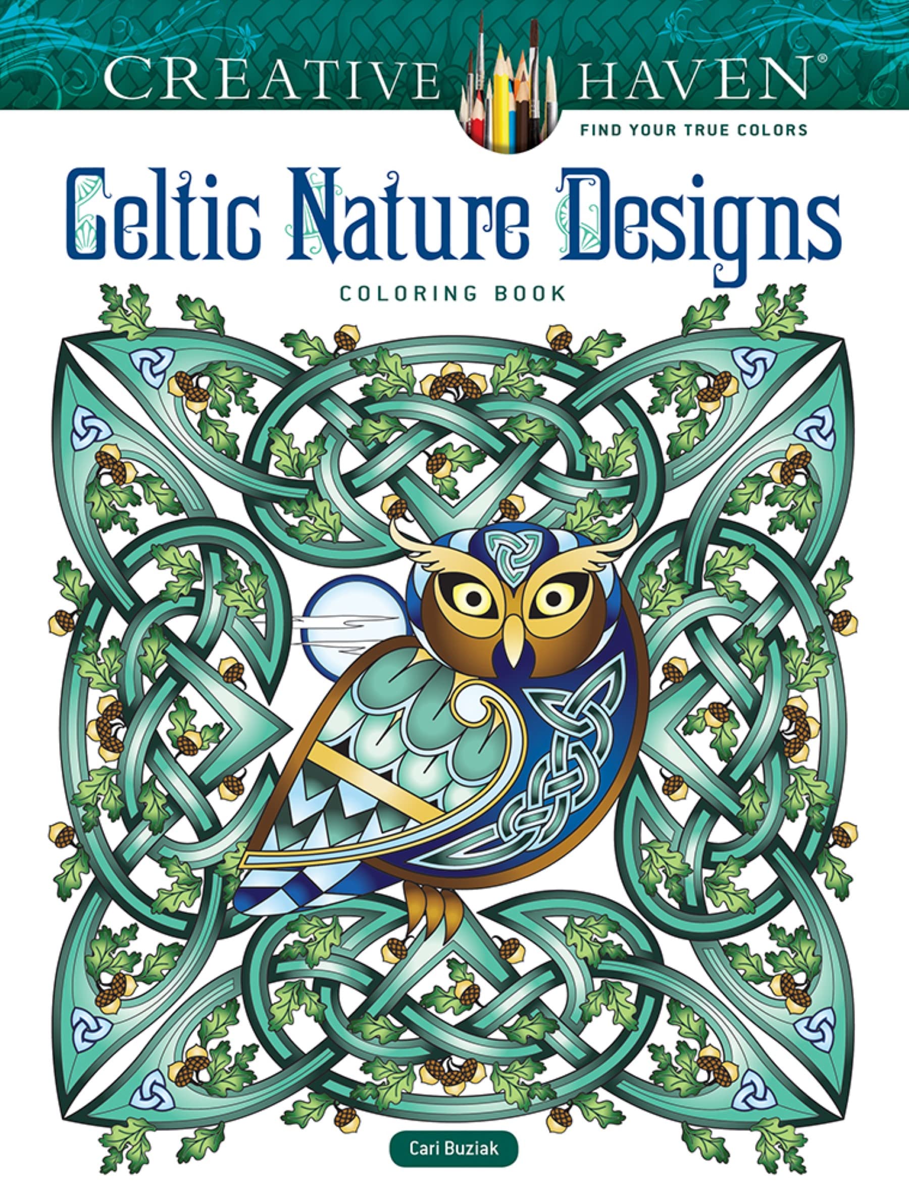 Creative Haven Celtic Nature Designs Coloring Book (Adult Coloring Books: World & Travel)