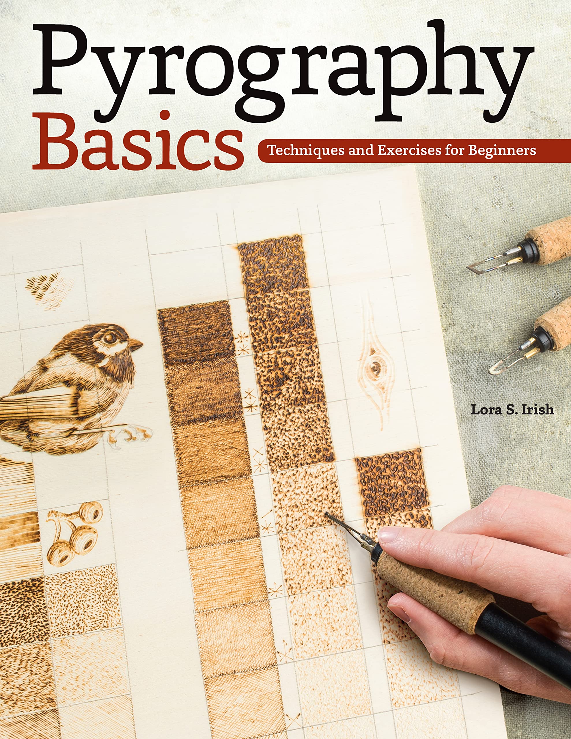 Pyrography Basics: Techniques and Exercises for Beginners (Design Originals) Patterns for Woodburning with SkillBuilding Stepb