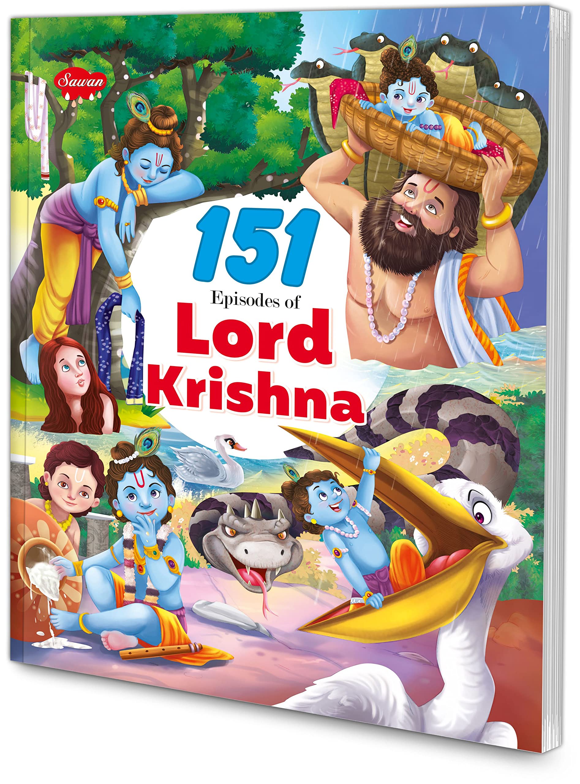 151 EPISODES OF LORD KRISHNA [Paperback] SAWAN