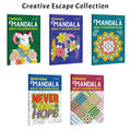 Fantasy, Flower, Motivation  Mandala Adult Colouring Book and more : relaxing mandala design set for adults, creative art coll