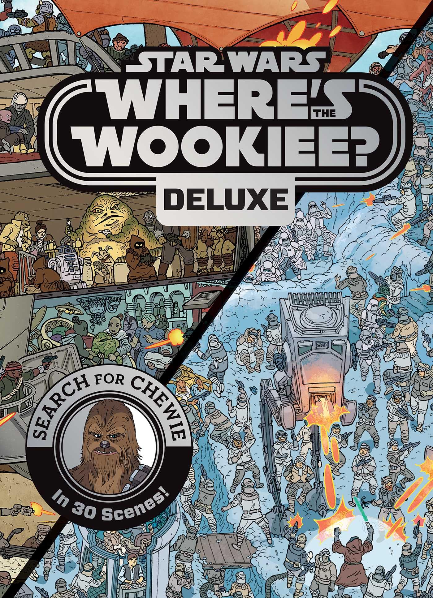 Star Wars: Wheres the Wookiee? Deluxe: Search for Chewie in 30 Scenes! (Star Wars Search and Find)